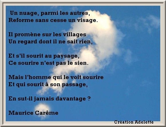 Sur un nuage