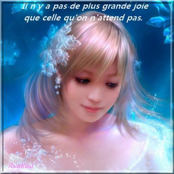 Il n'y a pas de plus grande joie